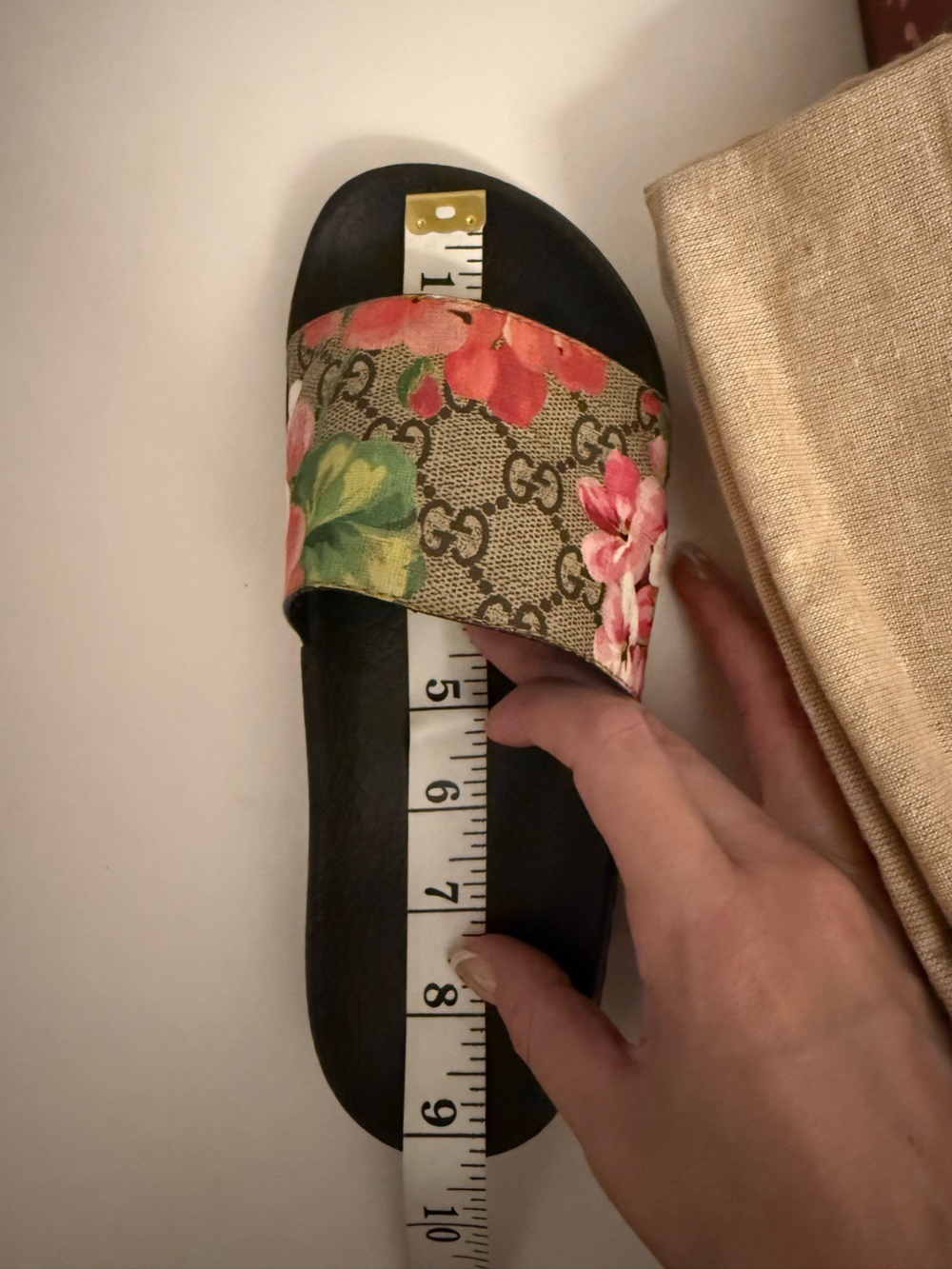 Gucci Blooms flower monogram Slides Size US 6/36 full set - Picture 11 of 11